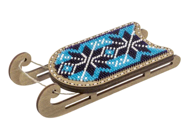 .Siuvinėjimo karoliukais rinkinys Mėlynos Rogės (Wonderland FLK-472)